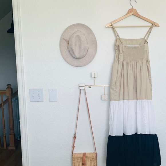 J. Crew Factory - Square-Neck Tiered Dress - Picture 9 of 11